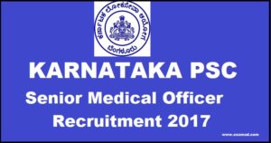 KPSC Medical Officer Recruitment 2017