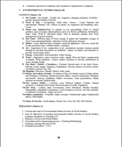 APTET Syllabus in Telugu 2018 PDF Download