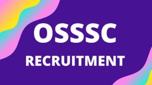 OSSSC Nursing Officer Recruitment 2020